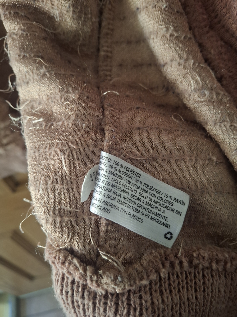 Knox Rose Pink Textured Open-Front Cardigan - Picture 4 of 5